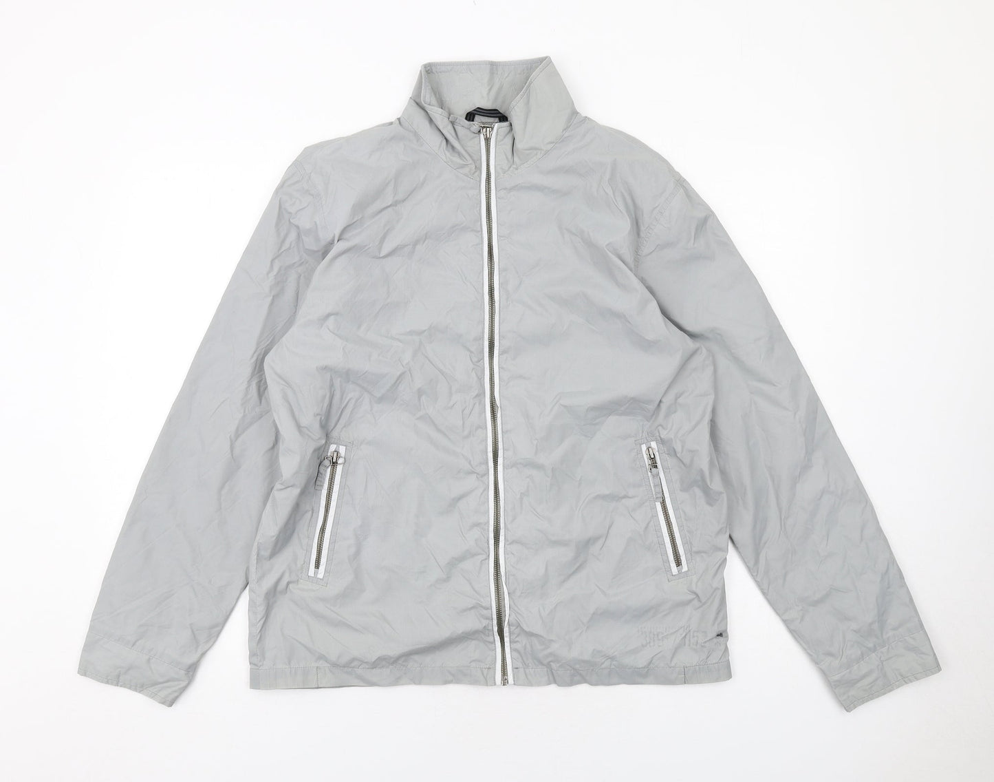 Red Herring Mens Grey Jacket Size M Zip