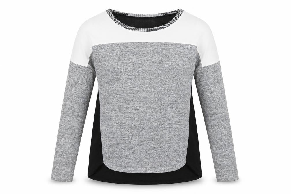Oasis Womens Grey Round Neck Polyester Pullover Jumper Size XS