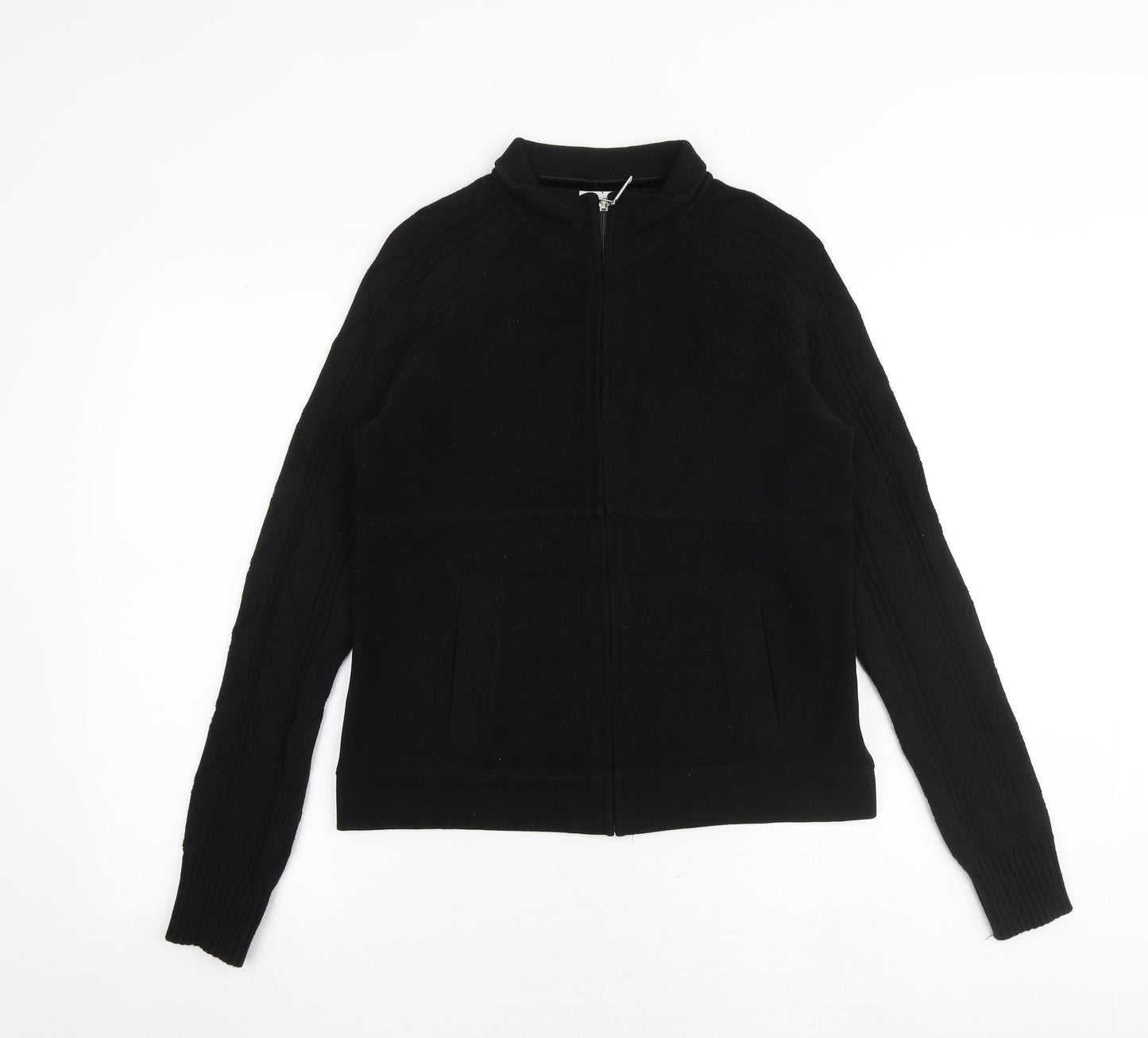 NEXT Womens Black Jacket Size 14 Zip