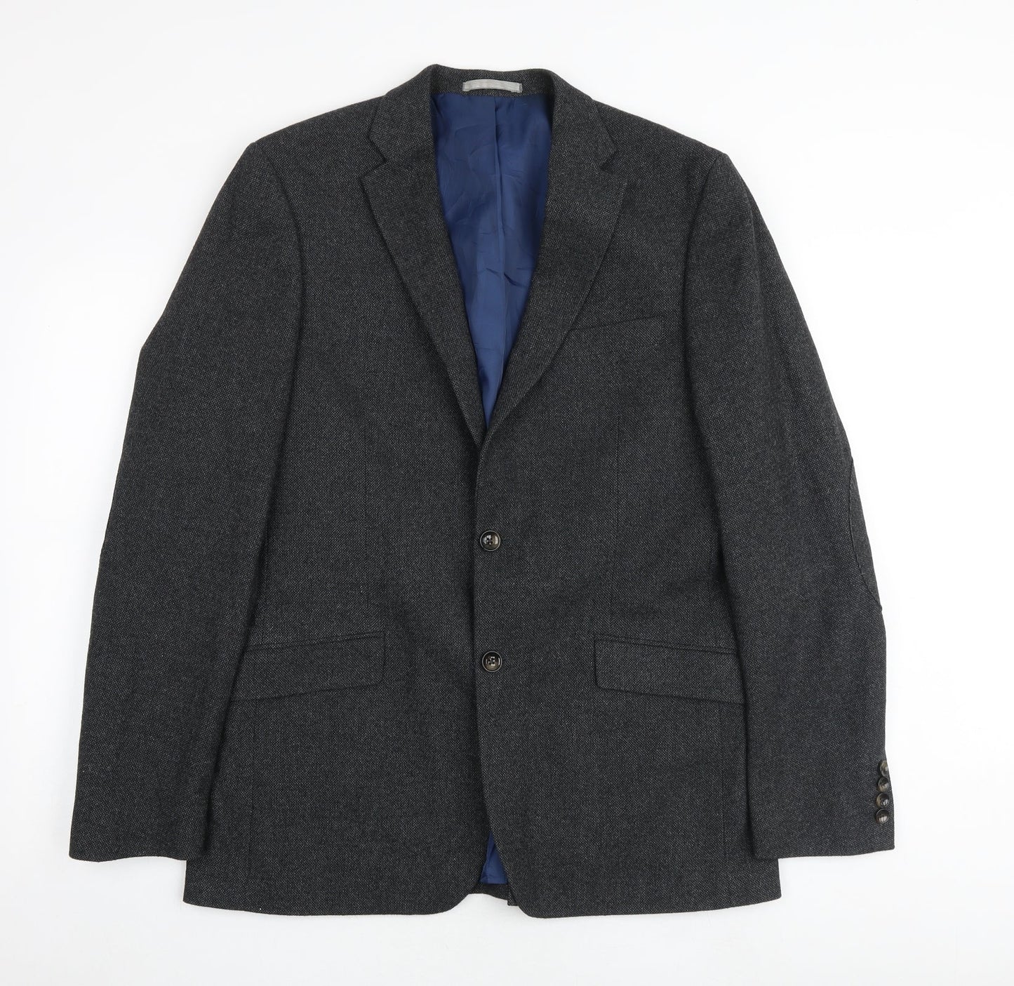 Marks and Spencer Mens Grey Polyester Jacket Suit Jacket Size 40 Regular