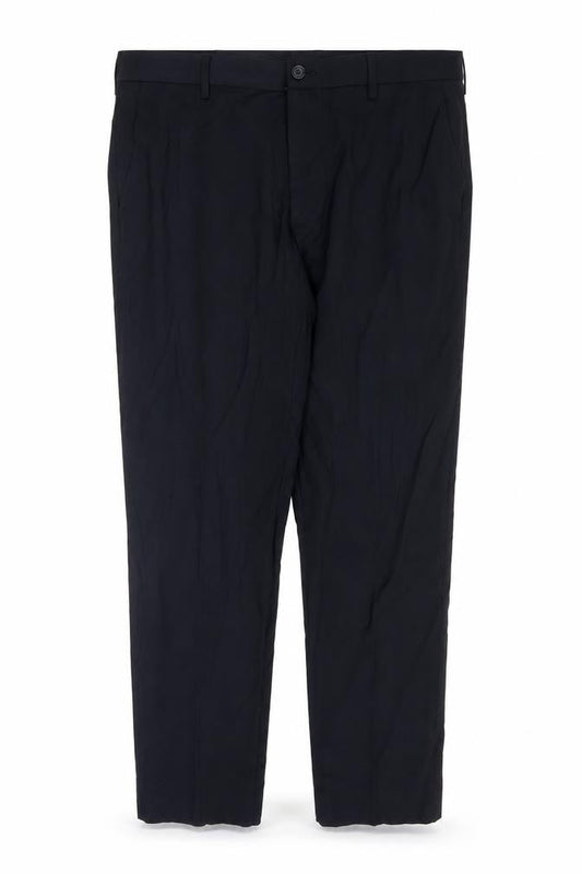 Marks & Spencer Mens Black Polyester Dress Pants Trousers Size 34 in Regular Zip