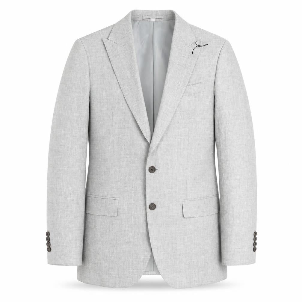 Marks & Spencer Mens Grey Flax Jacket Suit Jacket Size 38 Regular