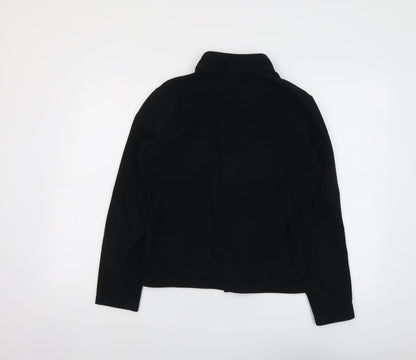 Marks & Spencer Womens Black Jacket Size 14 Zip