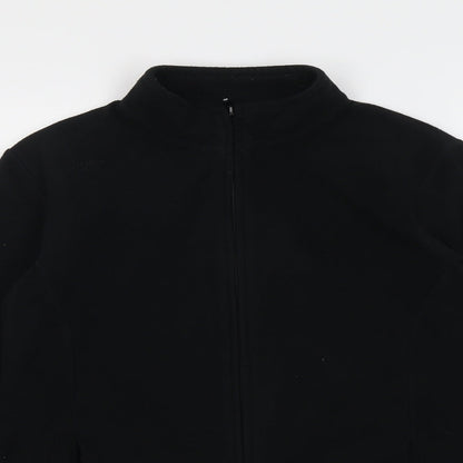 Marks & Spencer Womens Black Jacket Size 14 Zip