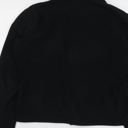 Marks & Spencer Womens Black Jacket Size 14 Zip