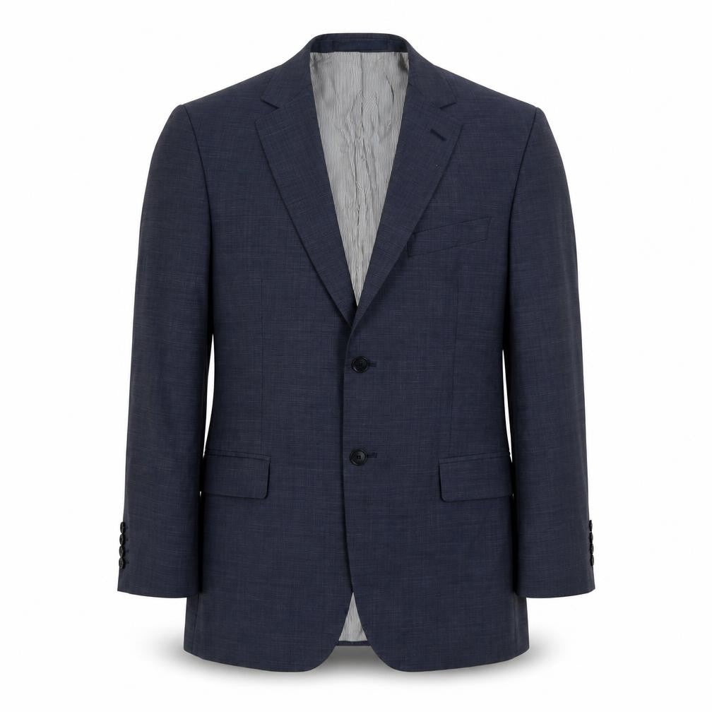 Marks & Spencer Mens Blue Wool Jacket Suit Jacket Size 40 Regular