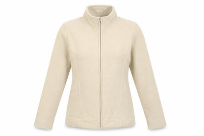 EWM Womens Beige Jacket Size 10 Zip - Size 10-12