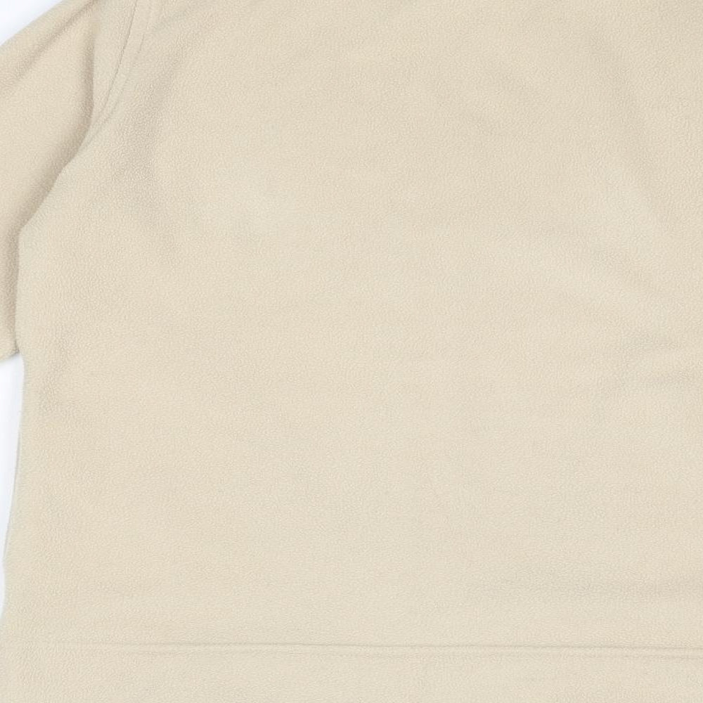 EWM Womens Beige Jacket Size 10 Zip - Size 10-12