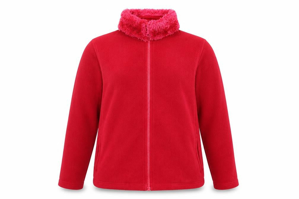 District Womens Pink Jacket Size 12 Zip