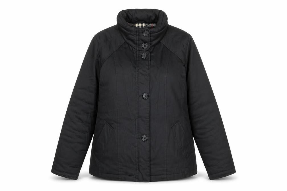 Milo Womens Black Jacket Size 12 Snap