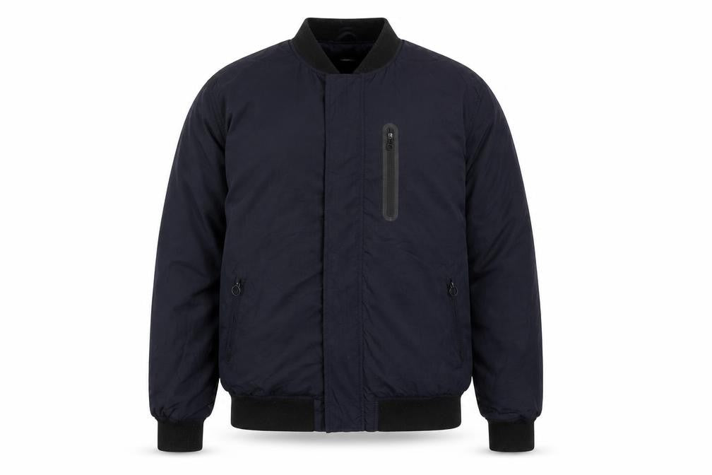 ASOS Mens Blue Bomber Jacket Jacket Size L Zip