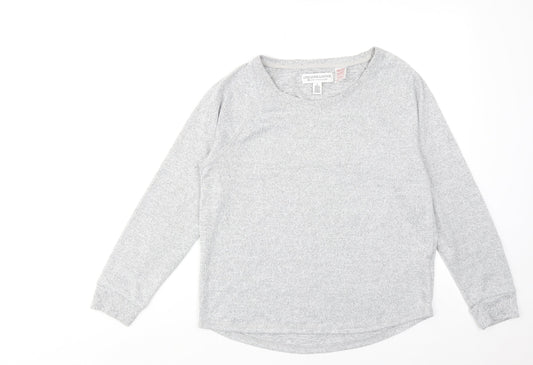 Karen Neuburger Womens Grey Polyester Pullover Sweatshirt Size S Pullover