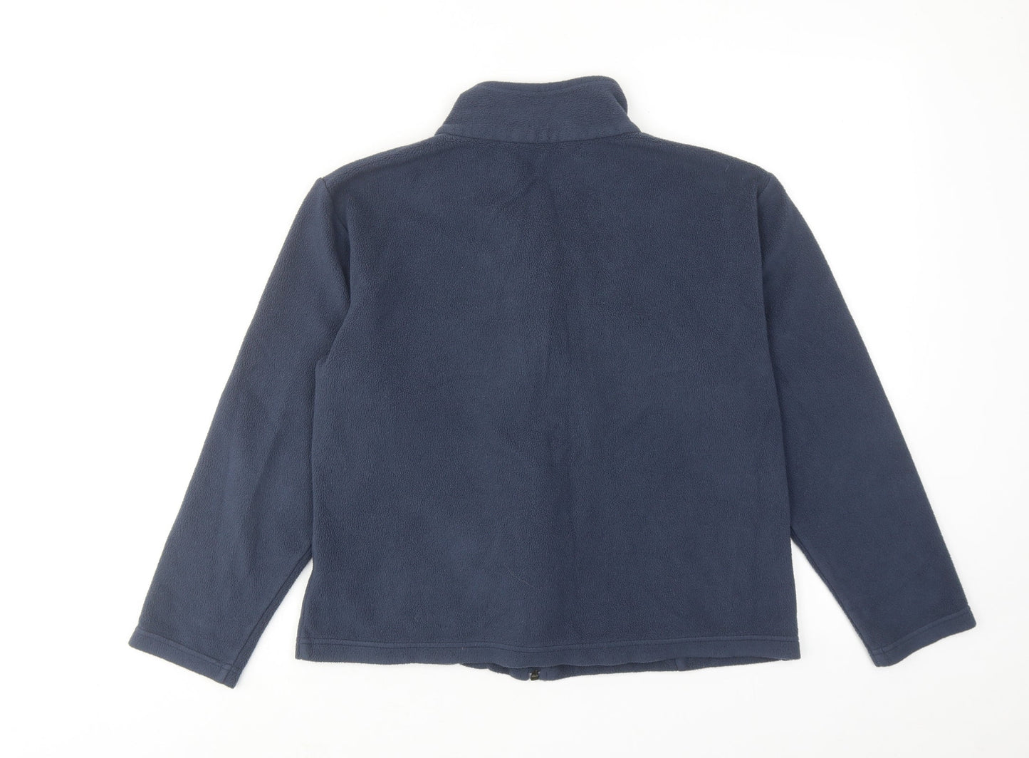 Marks and Spencer Womens Blue Jacket Size 16 Zip