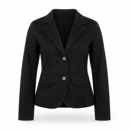 H&M Womens Black Jacket Size 6 Button