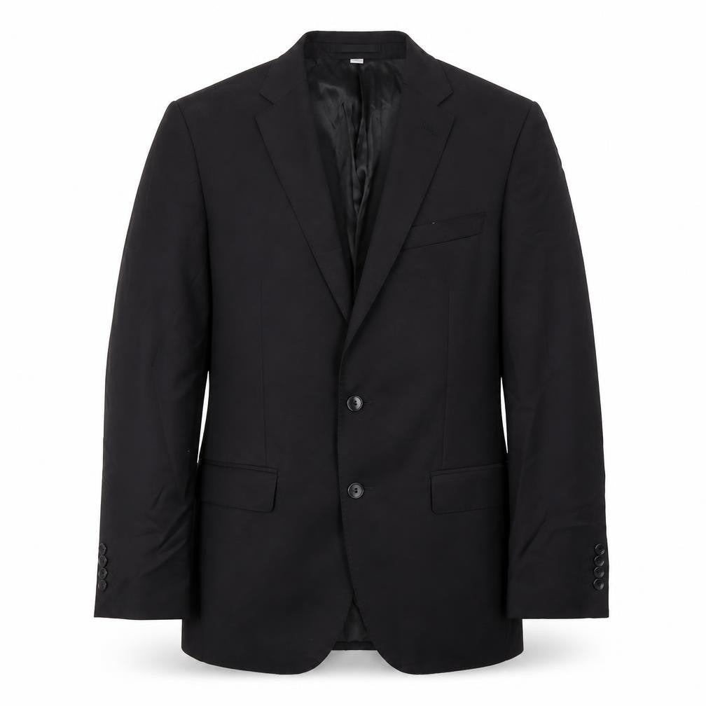 Marks & Spencer Mens Black Wool Jacket Suit Jacket Size 38 Regular