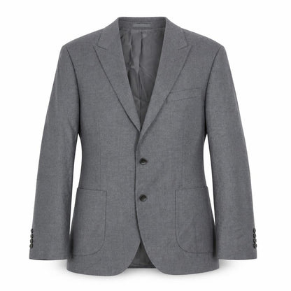 Front view of Autograph men’s grey polyester jacket suit jacket, size 42, regular