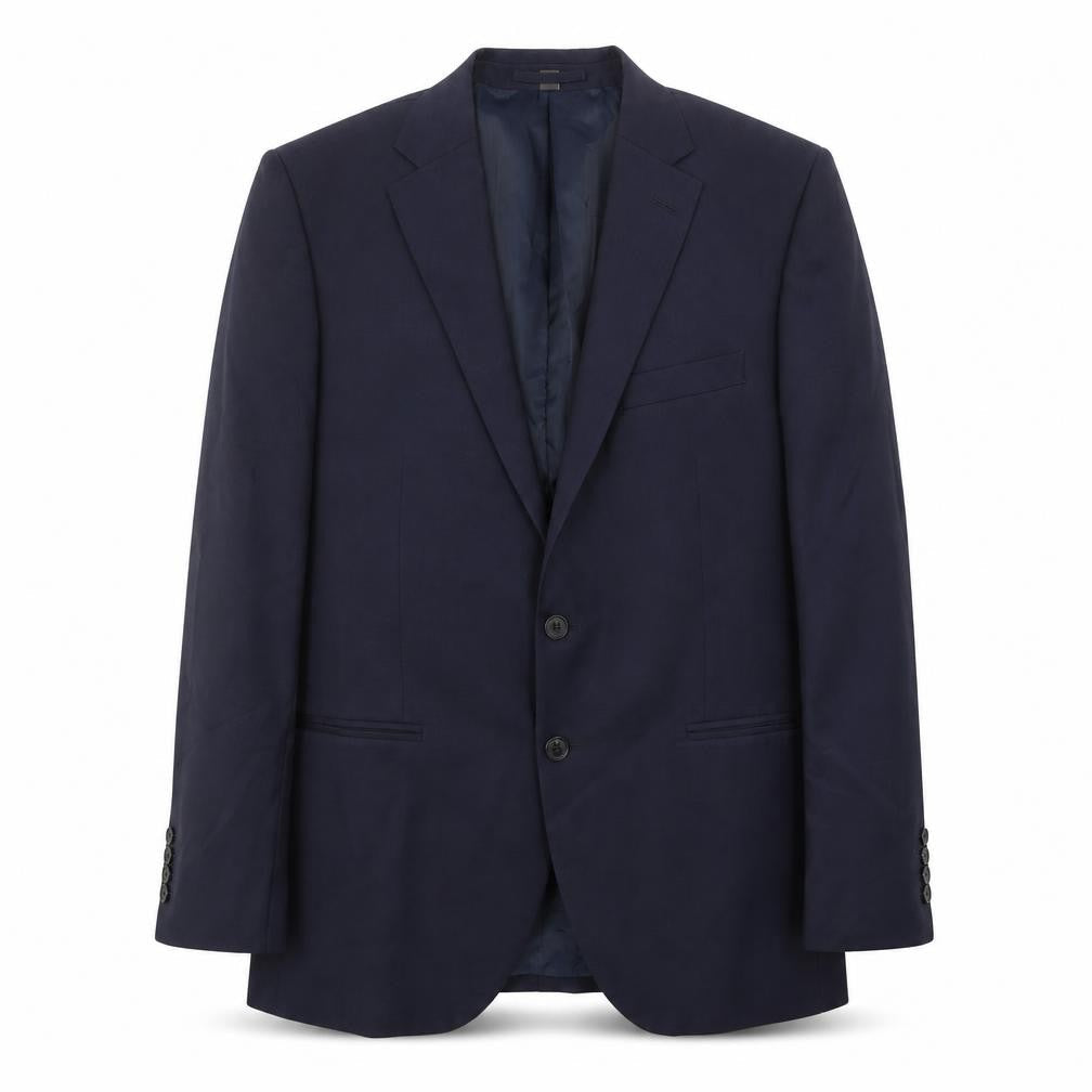 Marks & Spencer Mens Blue Polyester Jacket Suit Jacket Size 42 Regular