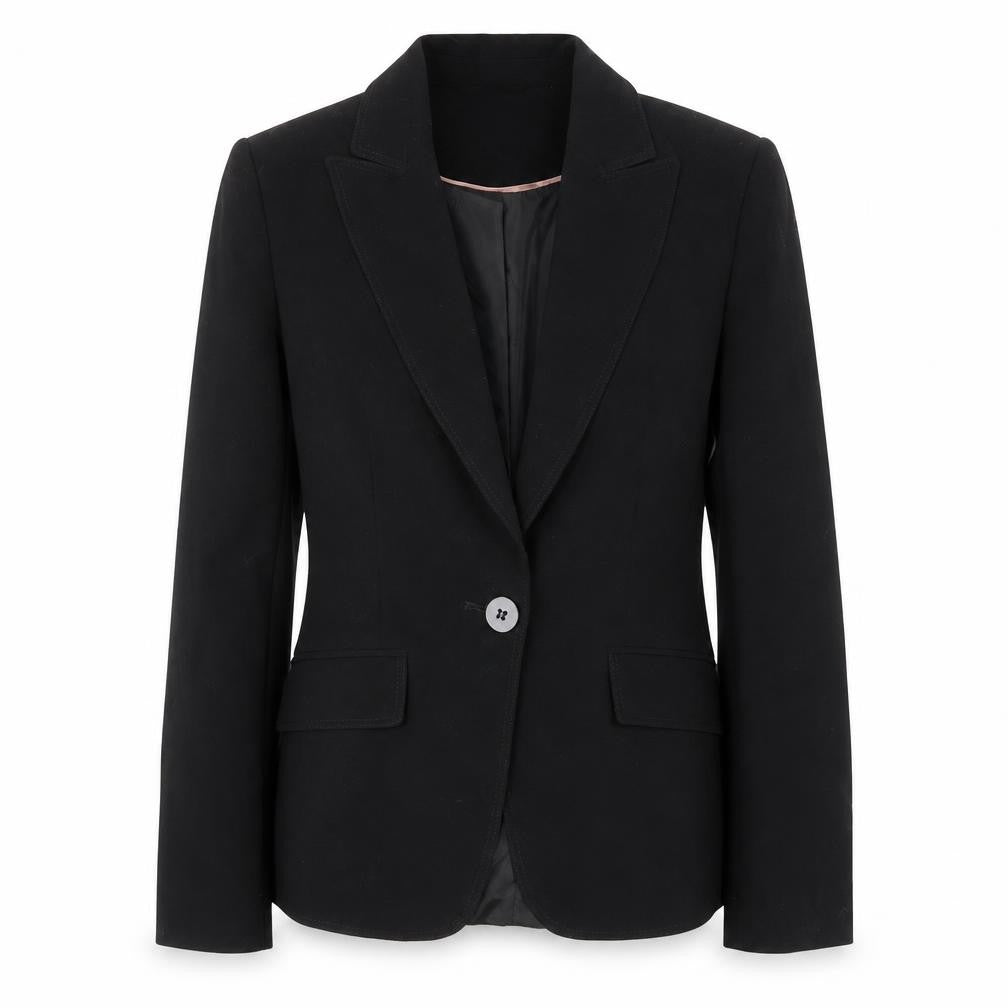 Autonomy Womens Black Polyester Jacket Suit Jacket Size 6