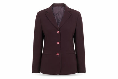 Portmans Womens Red Polyester Jacket Suit Jacket Size 6