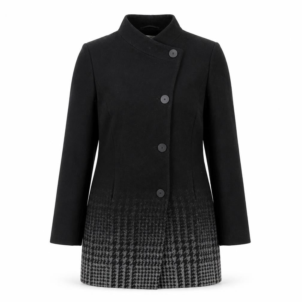 Country Casuals Womens Black Jacket Size 14 Button