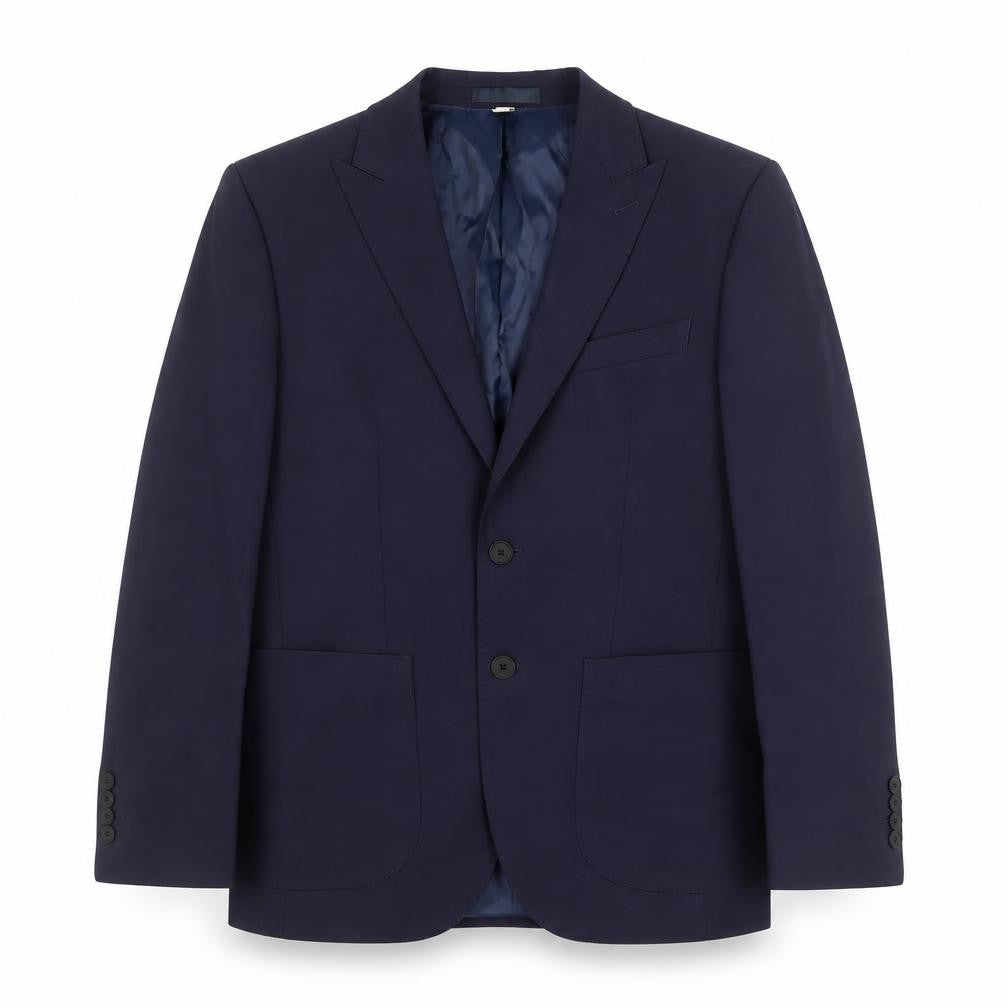 Autograph Mens Blue Polyester Jacket Suit Jacket Size 38 Regular