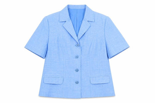 BHS Womens Blue Polyester Jacket Suit Top Size 16