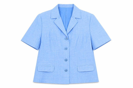 BHS Womens Blue Polyester Jacket Suit Top Size 16