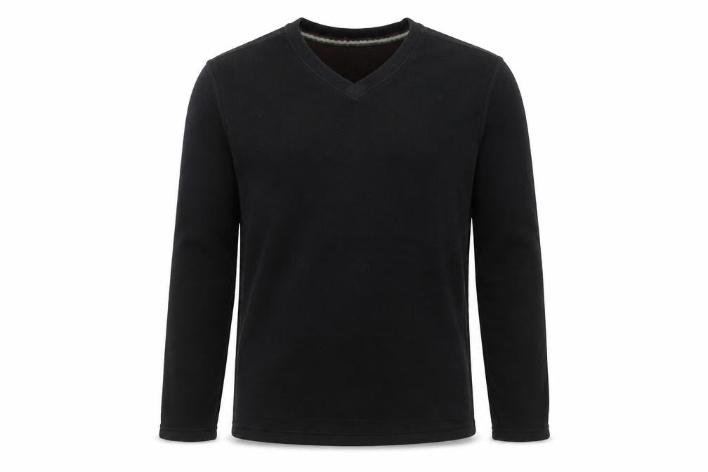 Blue Harbour Mens Black Polyester Pullover Sweatshirt Size S