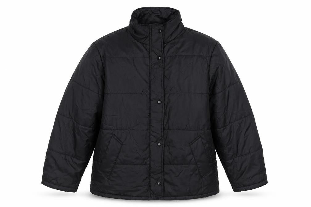Vincelli Womens Black Jacket Size M Zip