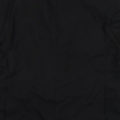 Skopes Mens Black Polyester Tuxedo Suit Jacket Size 44 Regular