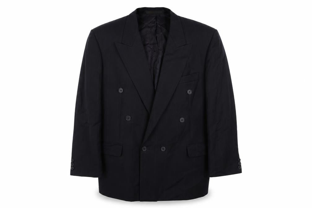 Marks & Spencer Mens Blue Wool Jacket Suit Jacket Size 40 Regular