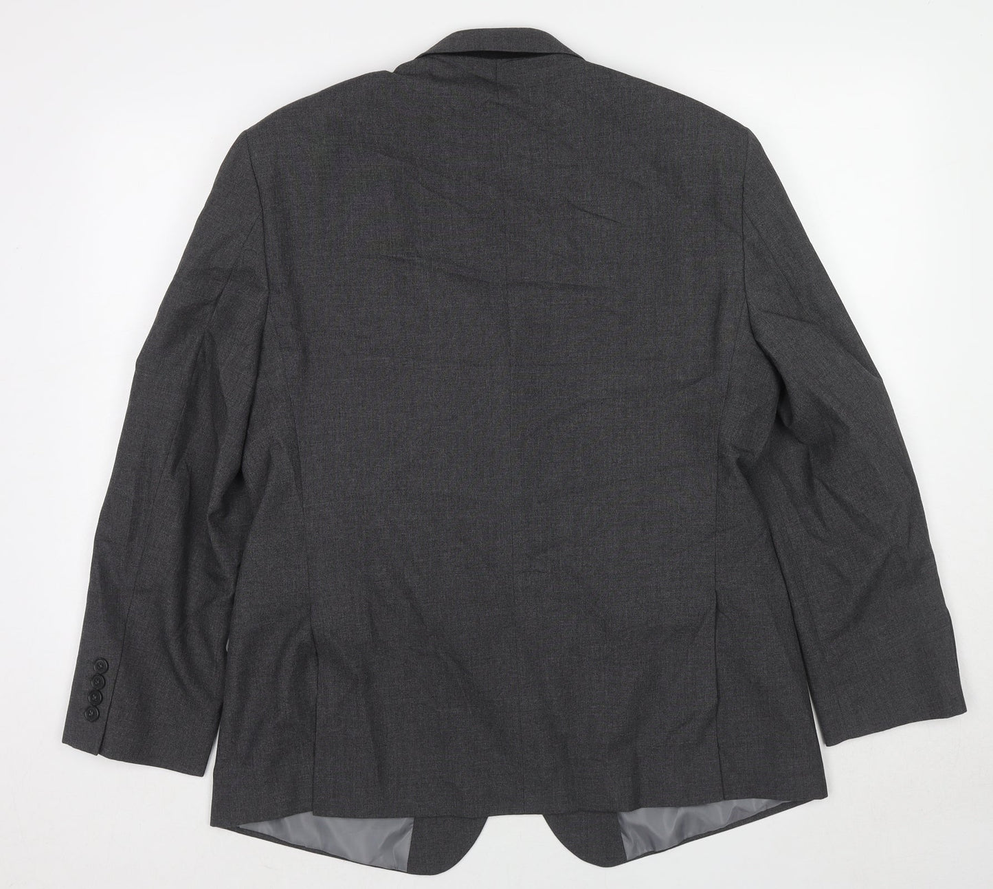 Marks and Spencer Mens Grey Polyester Jacket Suit Jacket Size 42 Regular