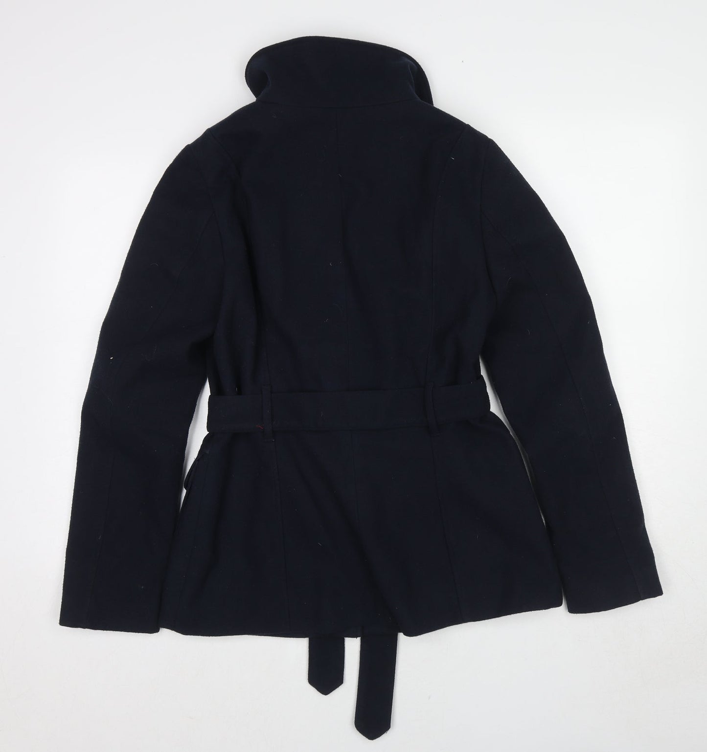 H&M Womens Blue Jacket Size 12 Button