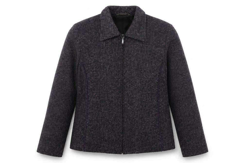 Marks & Spencer Womens Black Jacket Size 14 Zip