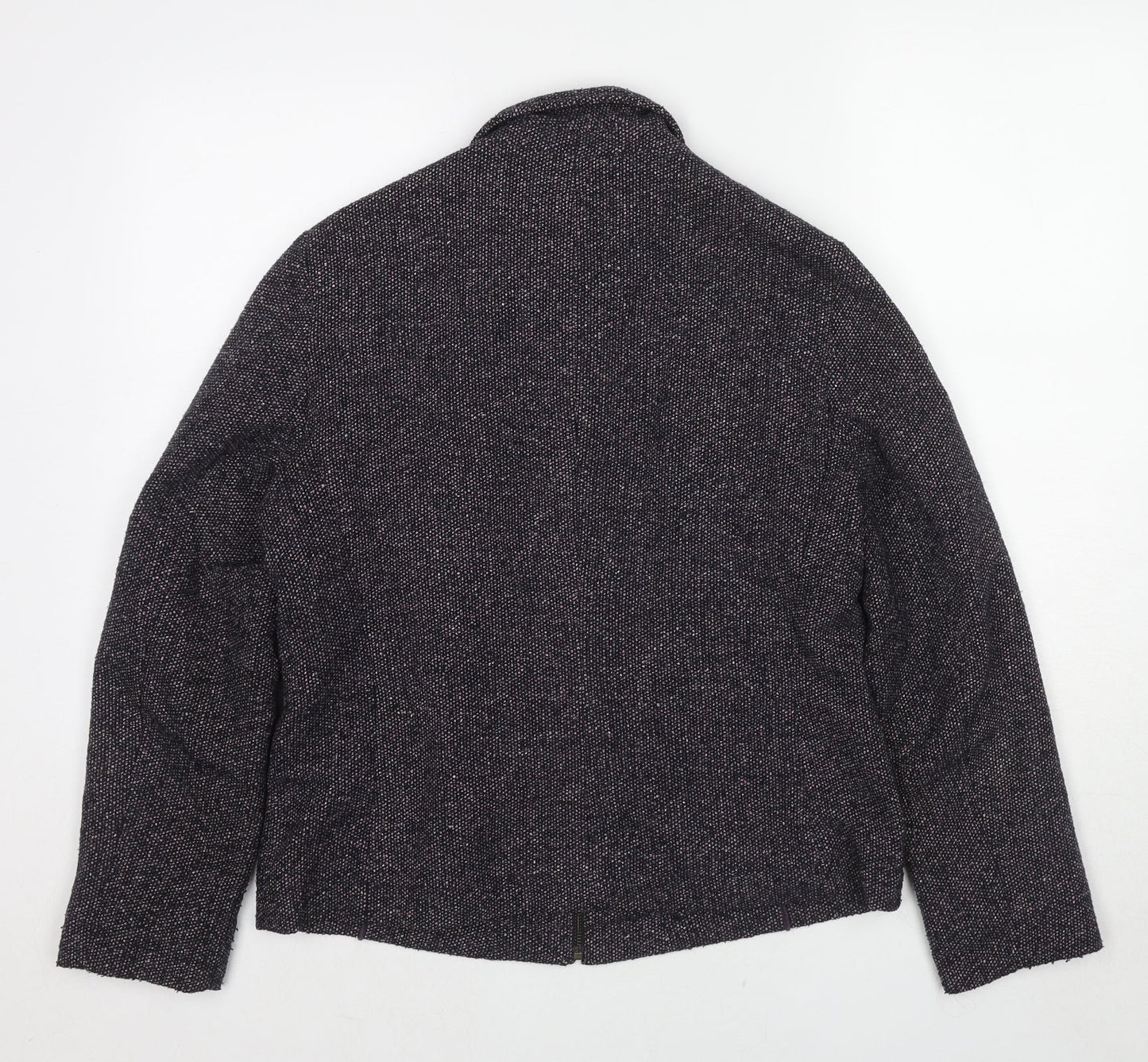 Marks and Spencer Womens Black Jacket Size 14 Zip