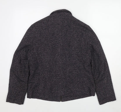 Marks & Spencer Womens Black Jacket Size 14 Zip