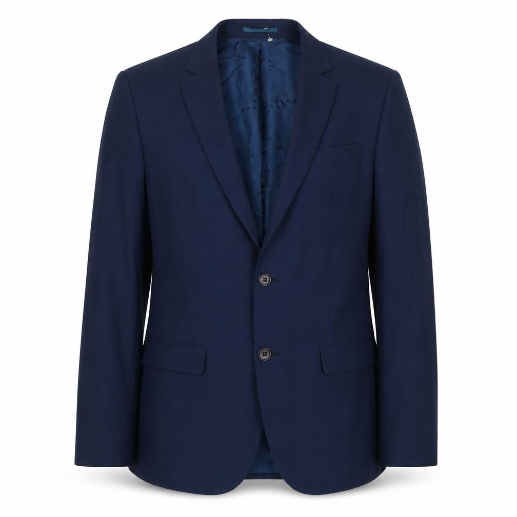 Marks & Spencer Mens Blue Polyester Jacket Suit Jacket Size 38 Regular