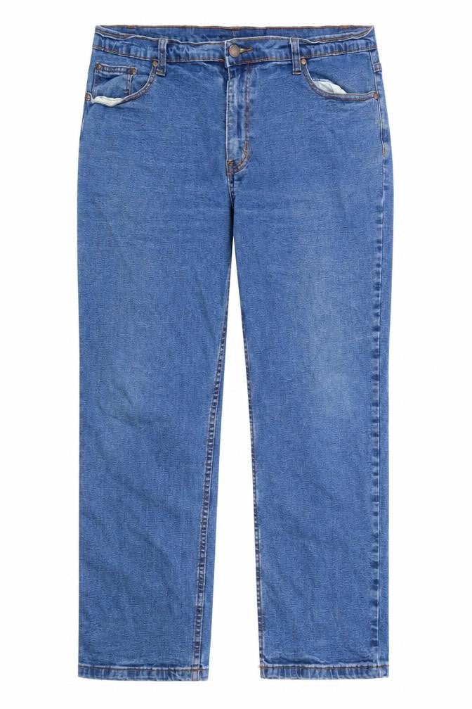 Cotton Traders Womens Blue Cotton Straight Jeans Size 40 in Regular Zip