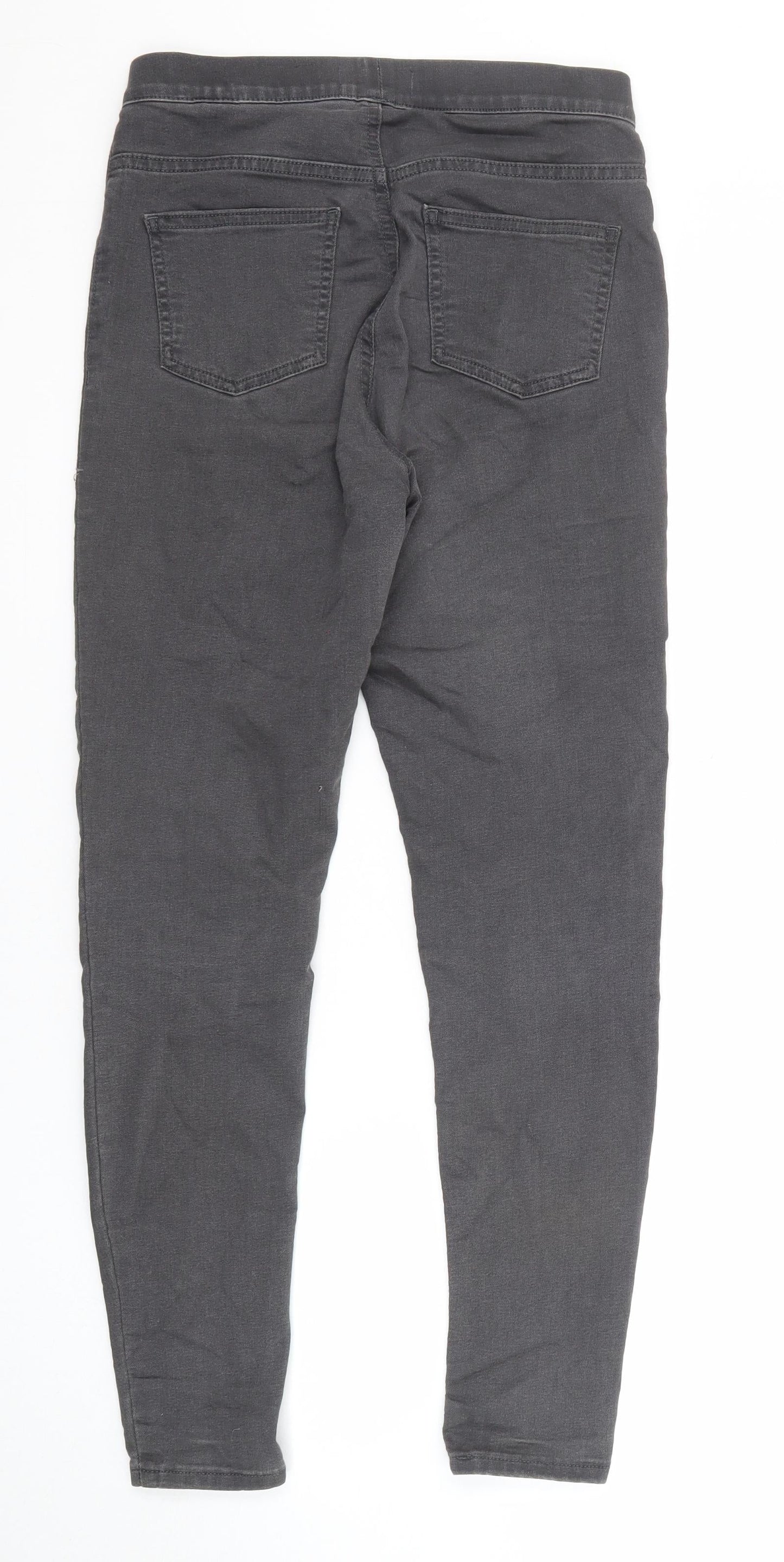 Marks and Spencer Womens Grey Cotton Jegging Jeans Size 8 Regular