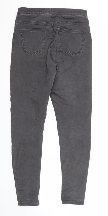 Marks & Spencer Womens Grey Cotton Jegging Jeans Size 8 Regular