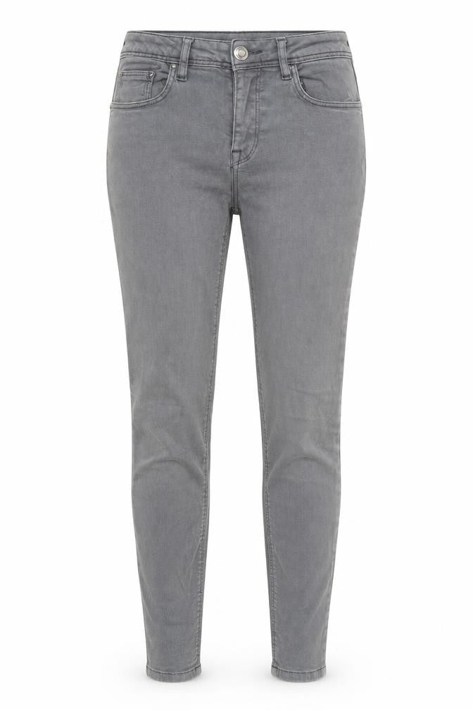Zara Womens Grey Cotton Skinny Jeans Size 10 Regular Zip