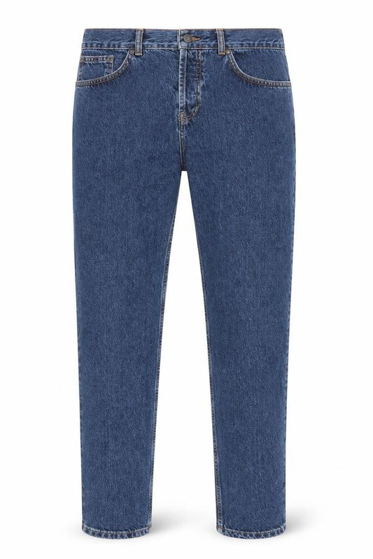 Loom Mens Blue Cotton Skinny Jeans Size 32 in L34 in Regular Zip