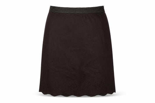 Next Womens Brown Polyester A-Line Skirt Size 14 Zip