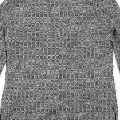 Topshop Womens Grey Overcoat Coat Size 8
