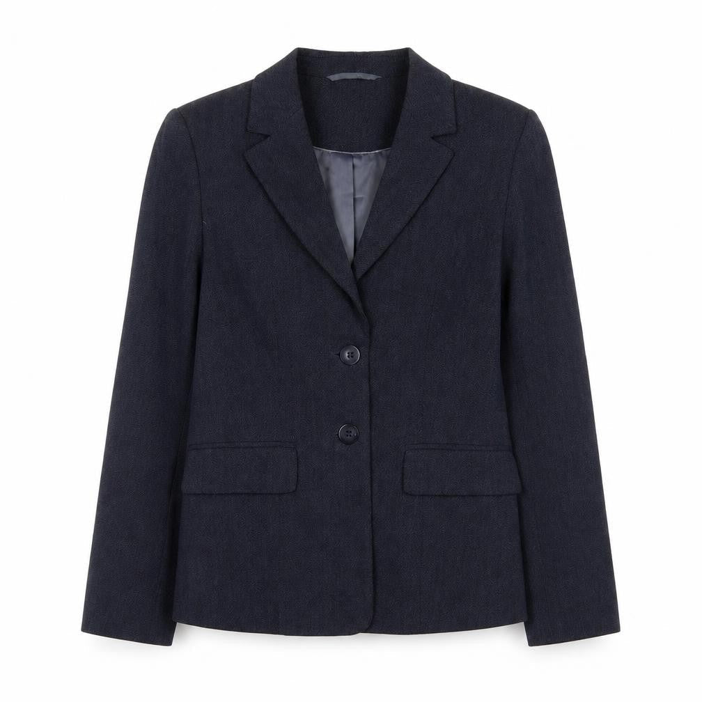 NEXT Womens Blue Striped Jacket Blazer Size 10 Button