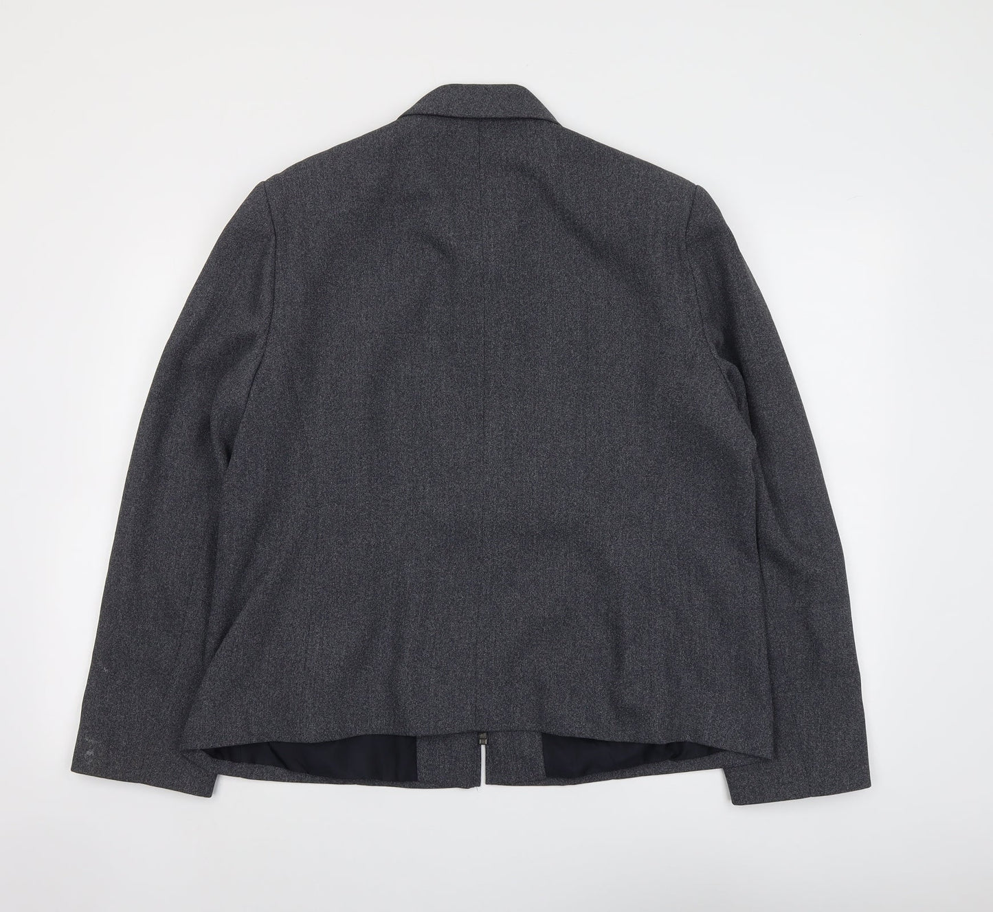 St Bernard Womens Blue Jacket Size 18 Zip