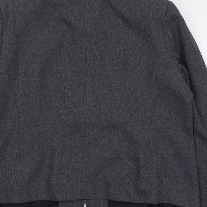 St Bernard Womens Blue Jacket Size 18 Zip