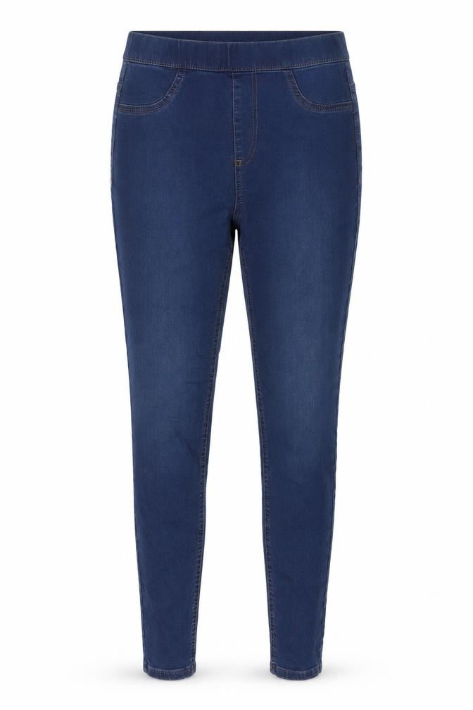 Marks & Spencer Womens Blue Cotton Jegging Jeans Size 8 L26 in Regular