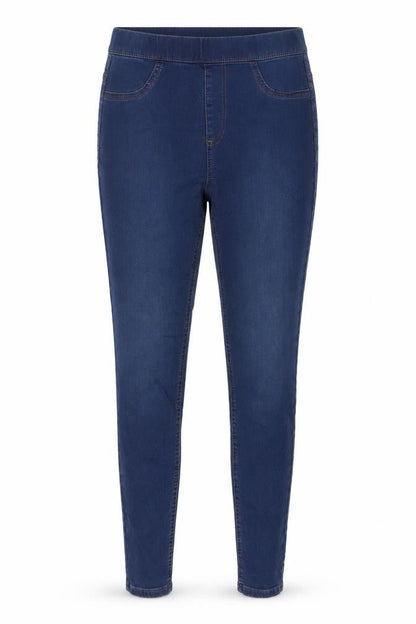 Marks & Spencer Womens Blue Cotton Jegging Jeans Size 8 L26 in Regular