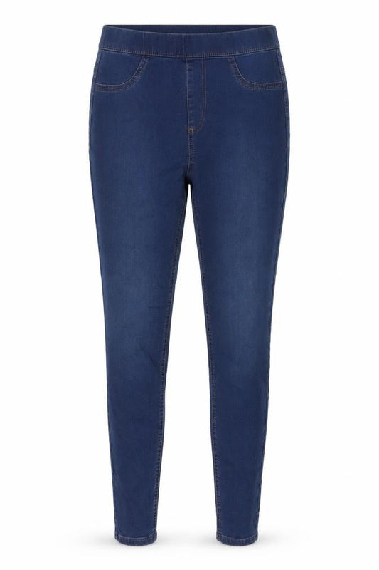 Marks & Spencer Womens Blue Cotton Jegging Jeans Size 8 L26 in Regular
